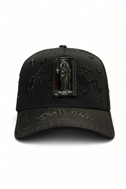 SAN JUDAS PLACA TOTAL BLACK