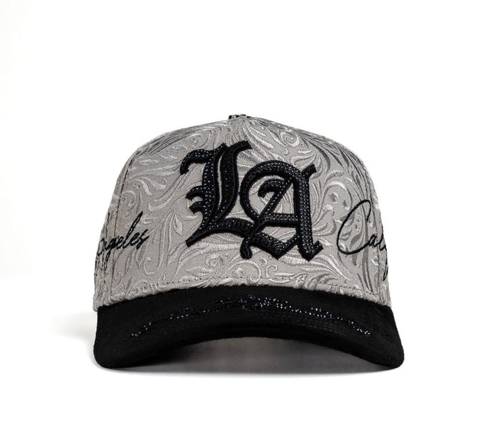 Gray embroidered Los Ángeles