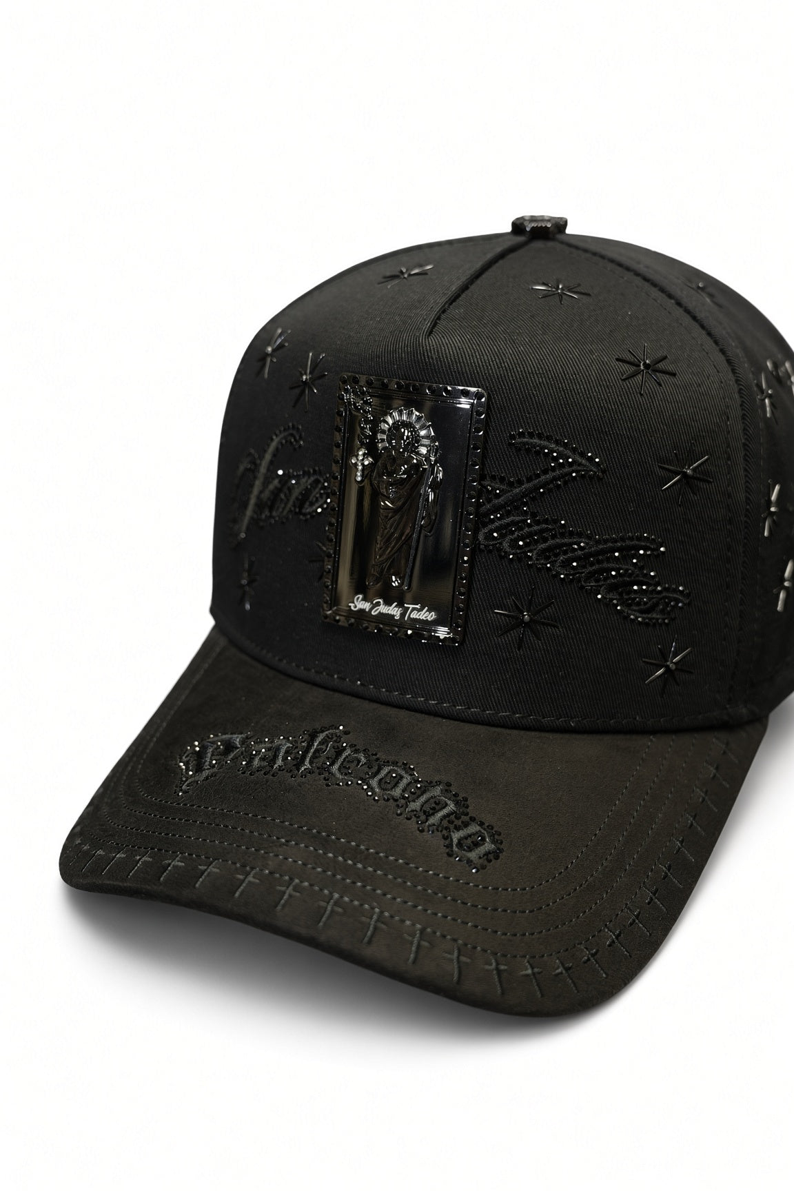 SAN JUDAS PLACA TOTAL BLACK