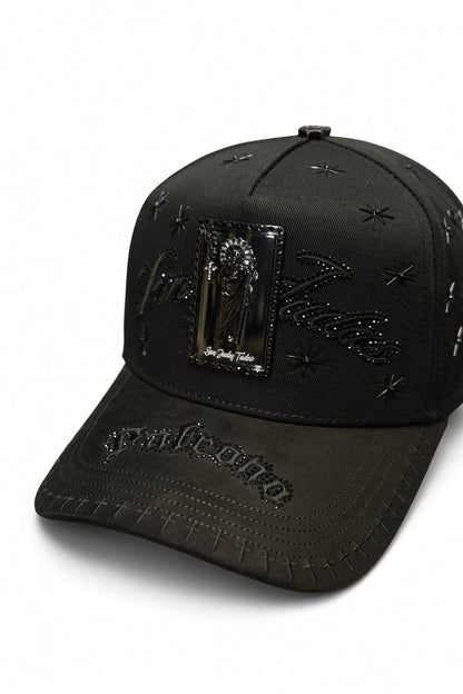 SAN JUDAS PLACA TOTAL BLACK