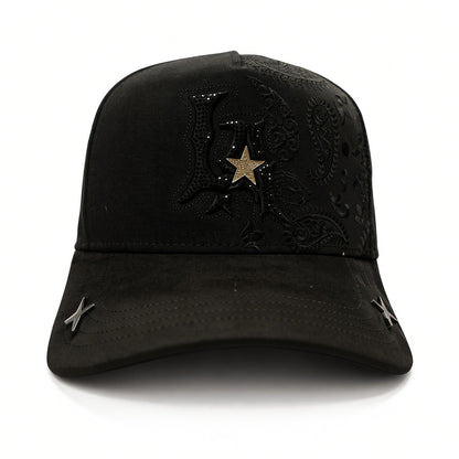 LA STAR BLACK BANDANA