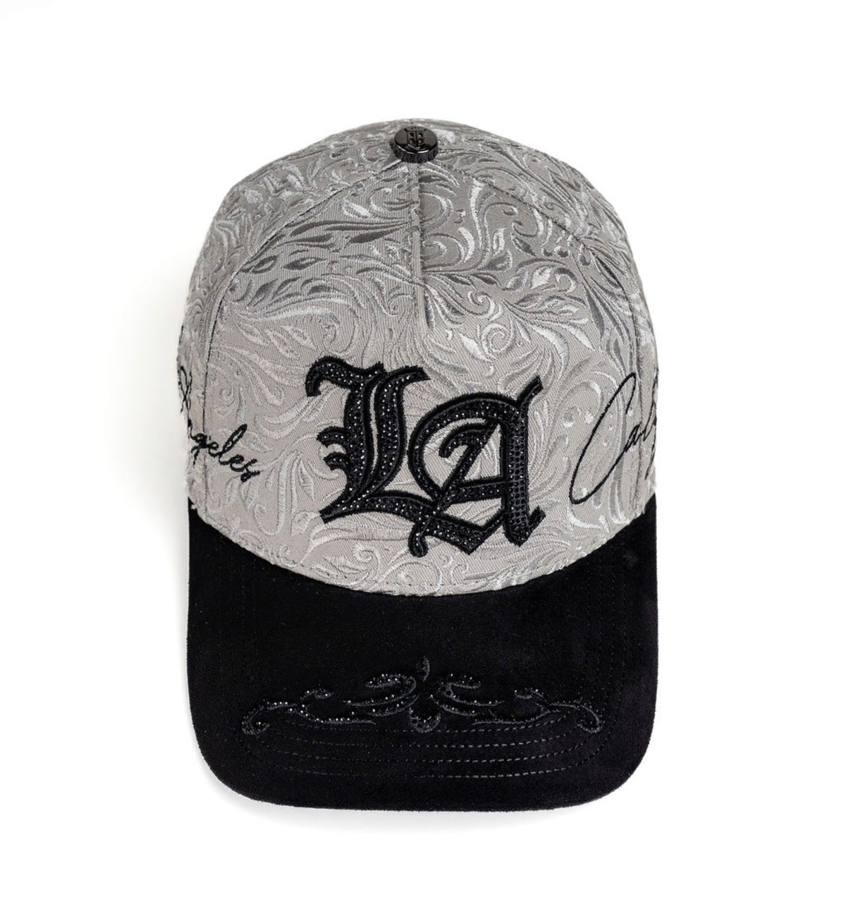 Gray embroidered Los Ángeles