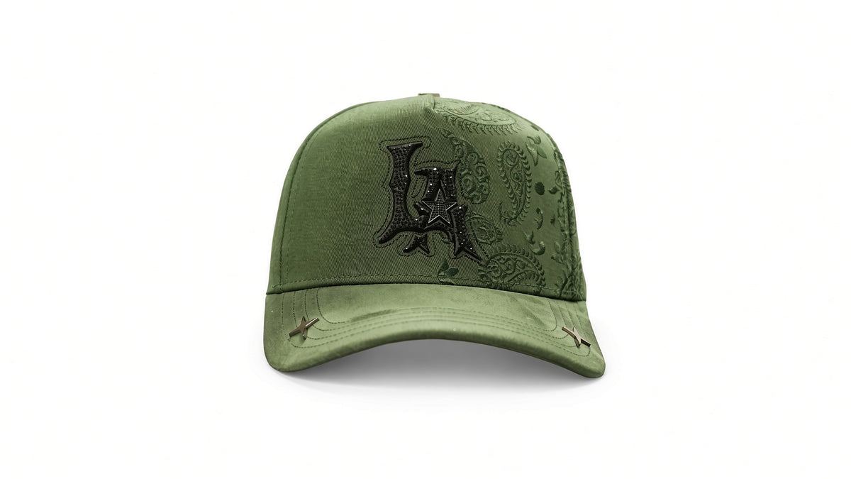 LA STAR GREEN BANDANA