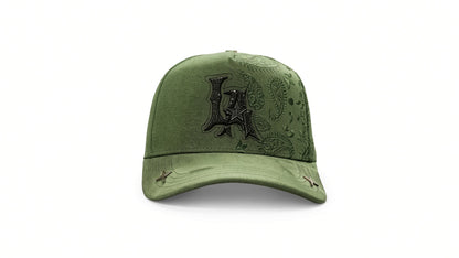 LA STAR GREEN BANDANA