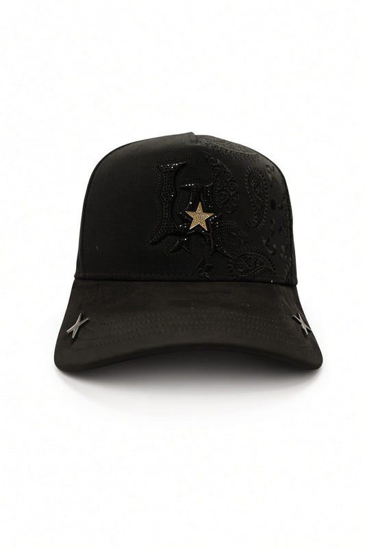 LA STAR BLACK BANDANA