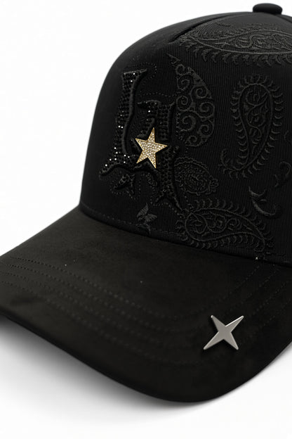LA STAR BLACK BANDANA