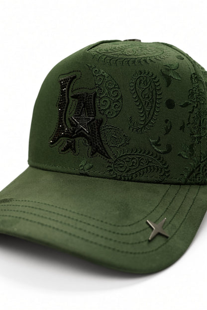 LA STAR GREEN BANDANA