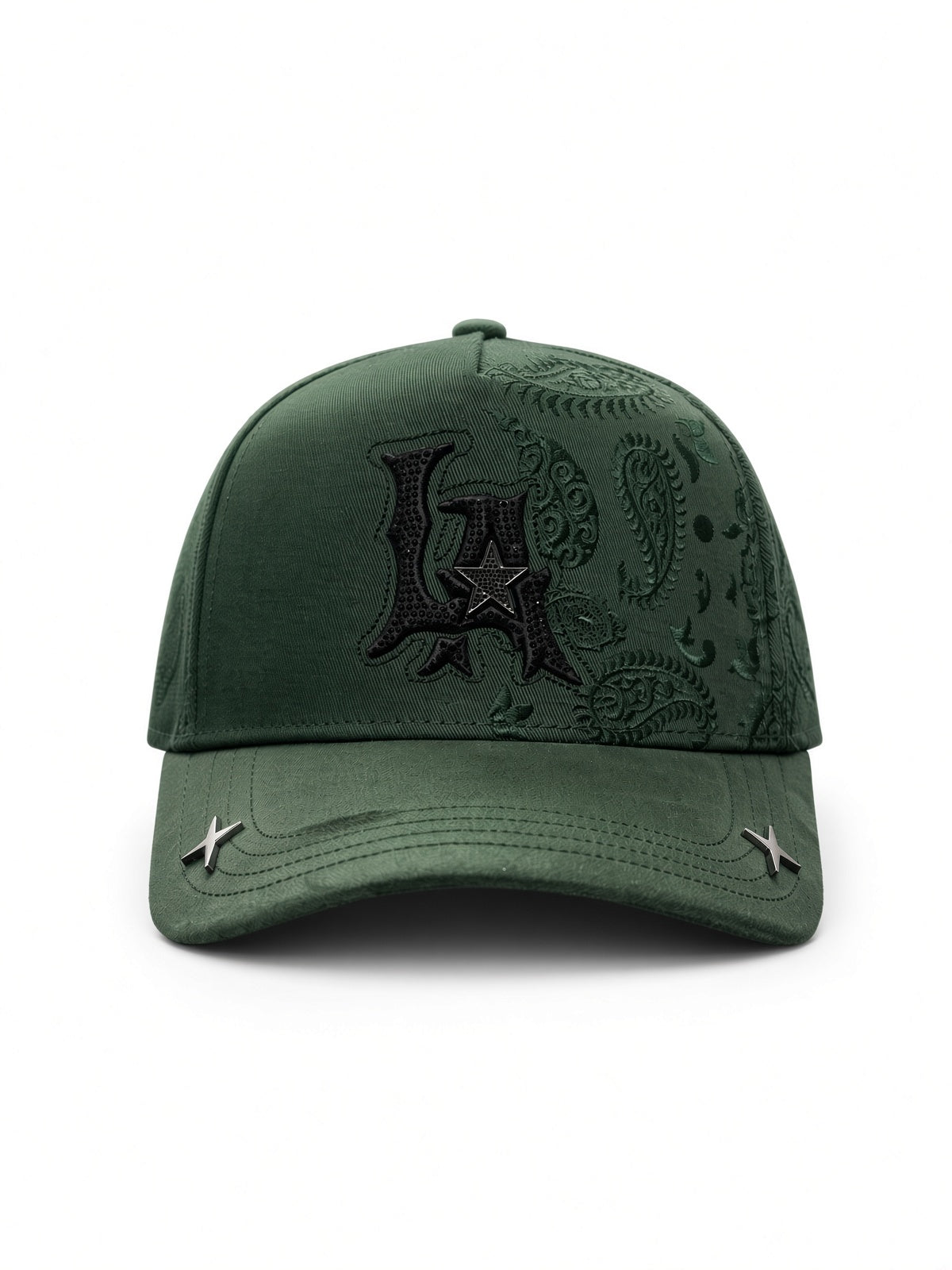 LA STAR GREEN BANDANA
