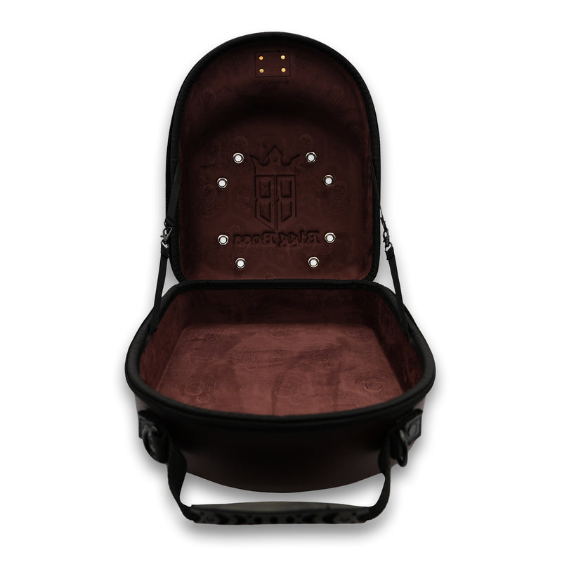 PORTA GORRA BROWN LETHER