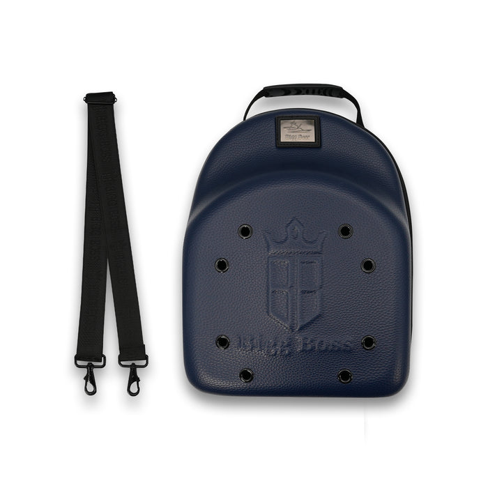 PORTA GORRA BLUE LETHER