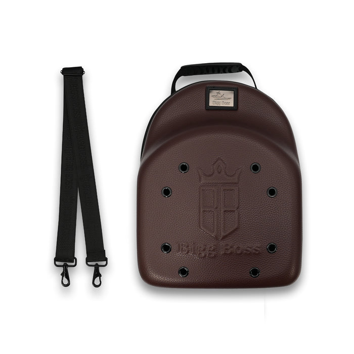 PORTA GORRA BROWN LETHER
